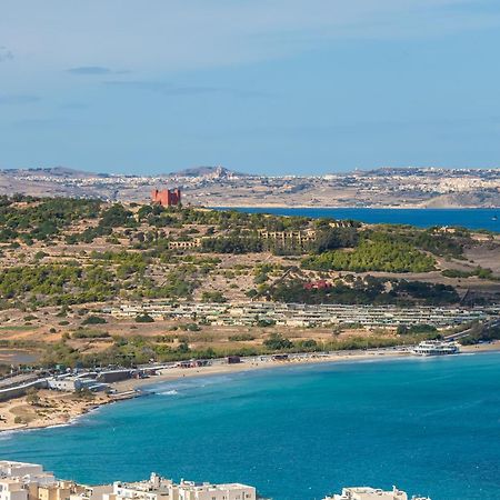 Clifftop Modern Apartment Mellieħa Exteriör bild
